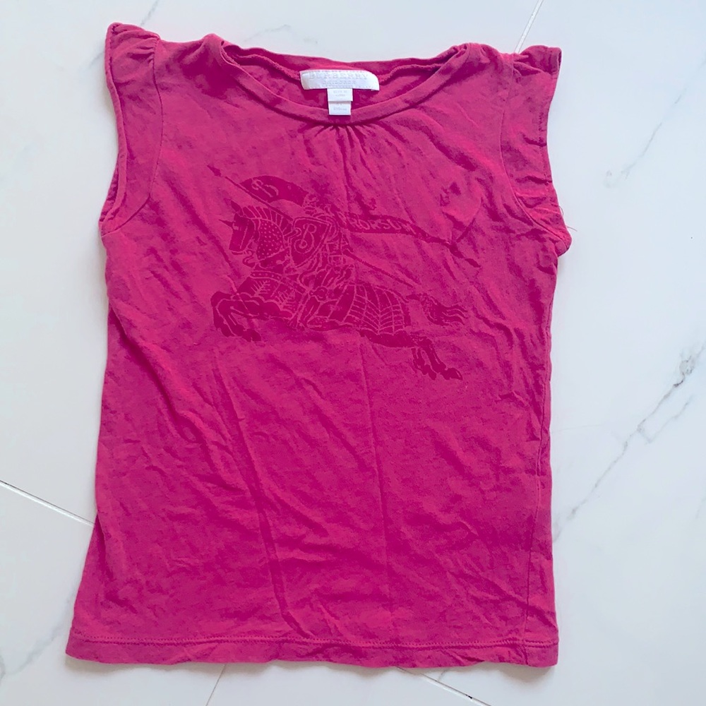 Burberry tee- size 4y